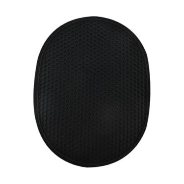 Imagem de YWJLQH Beltador de maconha resistente ao calor de silicone Locões de forno Hot Pad, Preto