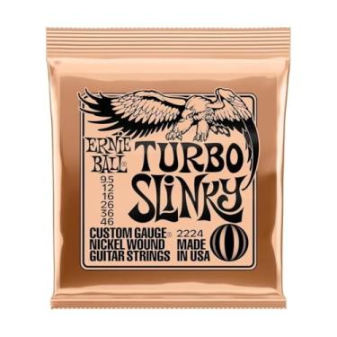 Imagem de Ernie Ball Turbo Slinky Nickelwound Electric Guitar Strings 9.5-46 Gauge