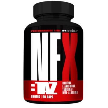 Imagem de Nf Taz Cafeina Arginina Taurina e Beta Alanina 600mg 60 Caps - New Fou