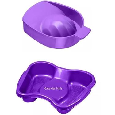 Imagem de Bacia Para Pedicure Especial e Bacia Anatômica Manicure Santa Clara(Lilas)