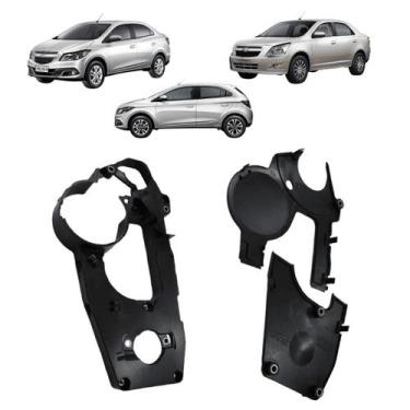 Imagem de Kit Capa Correia Dentada Onix 1.0 1.4 8v 2012 2013 2014 2015 - 2MPLAST