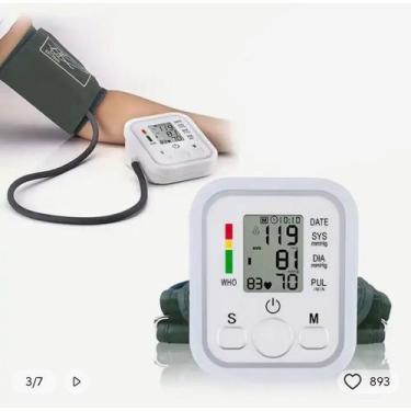Imagem de Aparelho Medidor de Pressão Digital de Braço SH 2025 Altíssima precisã