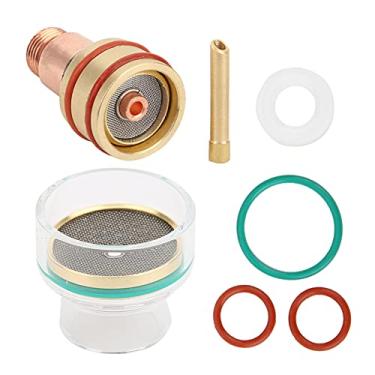 Imagem de Kit de Soldagem Tig, Cúpula de Copo de Vidro para Tocha de Tig Com WP17, WP18, WP26, Aplicável à Tocha de Soldagem de de Argônio (2,4 mm)
