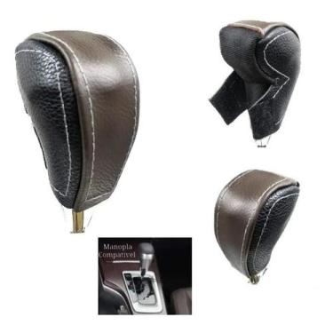Imagem de Capa em Couro Manopla Câmbio Automático Hilux Sw4 2016 Á 2025 - Tunnin