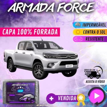 Imagem de Capa Cobrir Carro Tamanho EGG HILUX 100 Forrada Armada Force 100 Imper