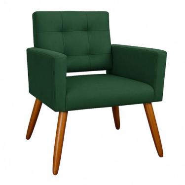 Imagem de Poltrona Para Sala Decorativa Mya Confortável Reforçada Suede - Divani