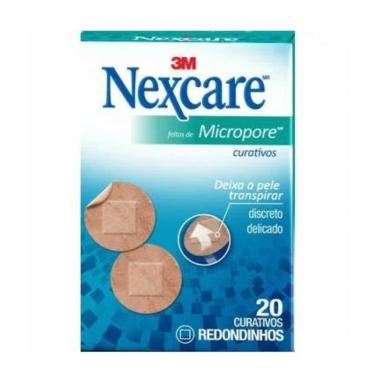 Imagem de Curativo Nexcare Microporoso Redondo 20 Unidades