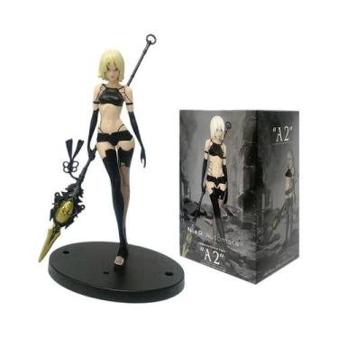 Imagem de 18CM NieR Automata Yorha Tipo A2 Espada Em Pé PVC Anime Action Figure 