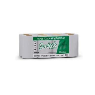 Imagem de Papel bobina santeck 6x200 28gr - santeck