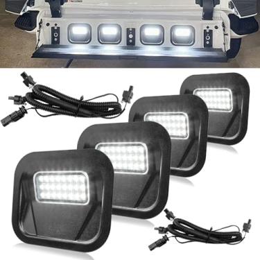 Imagem de KURLTCAAU Luz LED para pedal traseiro, kit de luz multiuso de carga de caminhão, compatível com GMC Sierra 1500 2500 HD 3500 HD 3500 HD 2020-2020 Chevy Silverado 1500 2500 HD 3500 HD, pacote com