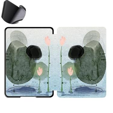 Imagem de GUKSRASO Capa Compatível com Kindle Paperwhite 12ª Geração/Colorsoft Signature Edition (2024) - Capa Protetora de Material TPU com Hibernação Automática