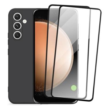 Imagem de Kit Capa Capinha Aveludada e 2 Películas de Vidro 3D Compatível Samsung Galaxy S23 Plus - SMART E CASE