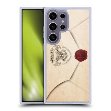 Imagem de Head Case Designs Capa de gel macio oficialmente licenciada por Harry Potter em pergaminho com letras de Hogwarts [proteção de grau militar] compatível com Samsung Galaxy S25 Ultra