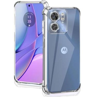 Imagem de Capa para Motorola Moto G84 5G anti-impacto TPU transparente borda reforçadas anti-choque