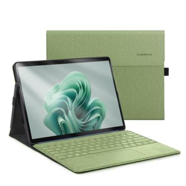 Imagem de Omnpak Capa e capa Microsoft Surface Pro 9, proteção leve, vários ângulos, suporte de caneta, projetado para tablet Surface Pro 9/Pro 9 5G 13 polegadas 2022, compatível com teclado tipo capa