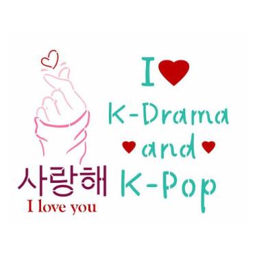 Imagem de Stencil Pintura Cultura K-pop 3656 20x25 Opa