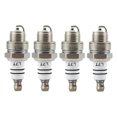 Imagem de GOOFIT Substituição de vela de ignição L7T para 33cc 43cc 47cc 49cc mini bicicleta de bolso ATV Quad Scooter soprador motosserra cortador de grama pacote com 4