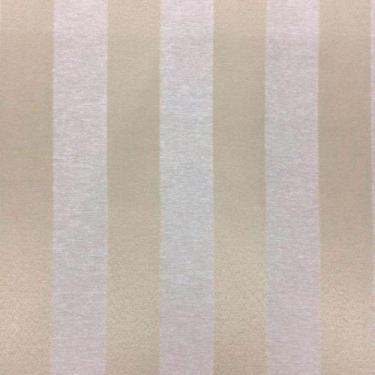 Imagem de Toalha de Mesa Redonda em Jacquard Listrado Bege Forte - 2,80m  - Sua 