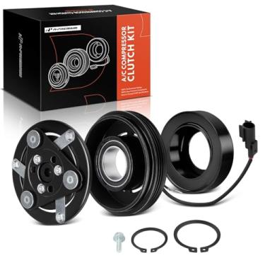 Imagem de A-Premium Kit de embreagem de compressor de ar condicionado compatível com Volvo XC60 2015-2016, S60 2012-2016, XC70 2016, S80 2012-2015, V60 2015-2016, S60 Cross Country 2016, V60 Cross País 2015