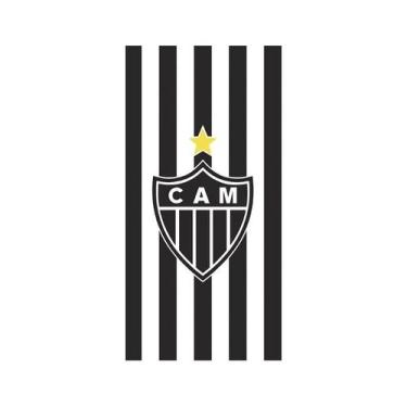 Imagem de Toalha De Banho E Praia Veludo Time Atlético Mineiro 9 Döhle - Döhler