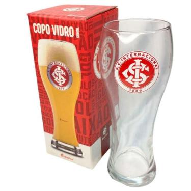 Imagem de Copo Vidro Joinville Grande 680Ml Copão Chopp Cerveja Time - Brasfoot