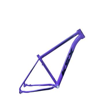 Imagem de Quadro KSX 100% Alumínio Liga 6061 Aro 29 Bicicleta Mountain Bike Cabeamento Interno Com Gancheira (VIOLETA (ADS PRETO), 15)