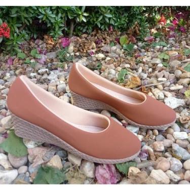 Imagem de Sandalia Feminina Plataforma Salto Sapato Espadrilhe Scarpin Salto Ana