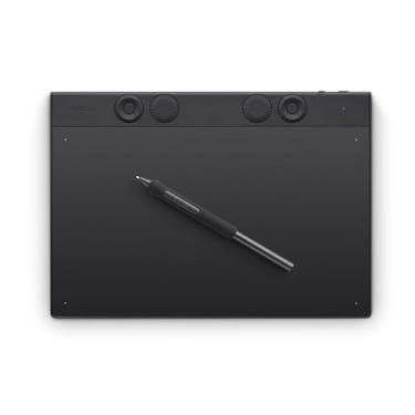 Imagem de Wacom Intuos Pro, Mesa Digitalizadora Média, Bluetooth, Profissional para Design Gráfico e Arte Digital, PTK670, Preta