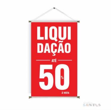 Imagem de Banner pronto Liquidação BA 231 medida 45x70 cm arte pronta