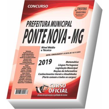 Imagem de Apostila Prefeitura De Ponte Nova - Nível Médio E Técnico