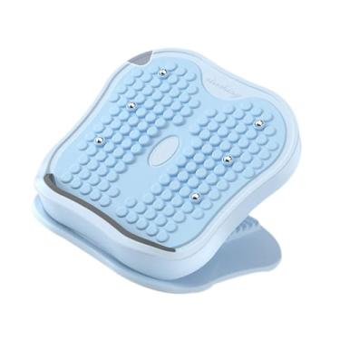 Imagem de simhoa Pedal de equilíbrio para exercícios, pedal de cunha ajustável para alongamento de pernas e panturrilhas, exercitador muscular para calcanhar, costela, Azul