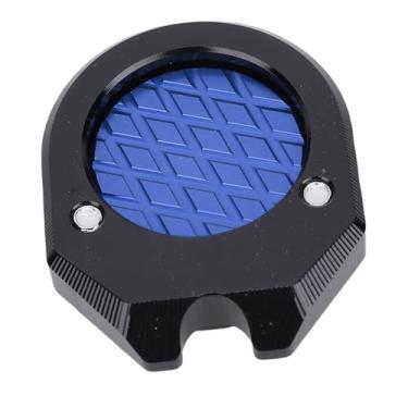 Imagem de lyrlody Motorcycle Kickstand Pad, Placa de Extensão Central para XMAX 125 250 300 400, NMAX 125 155, NVX 155 e Aerox 2013-2025, Aumenta a Estabilidade Com Fácil Instalação (Azul)
