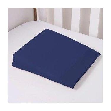 Imagem de Travesseiro Anti Refluxo Rampa Para Bebê Berço Capa Com Zíper Lavável 