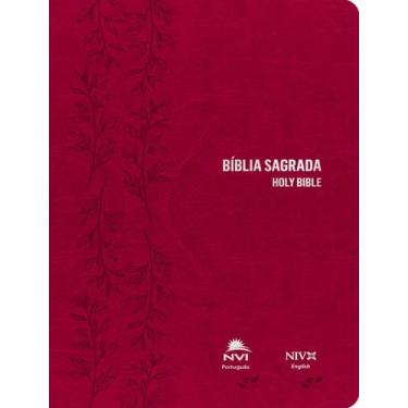 Imagem de Livro - Biblia Nvi Portugues/Ingles - Capa Luxo - Rosa - 2ª Ed, 2, 17 
