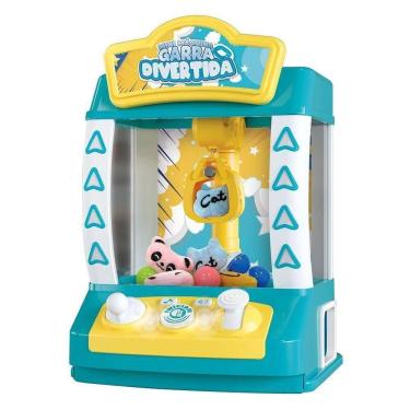 Imagem de Mini Maquina Garra Divertida /10 Pecas Azul Dmt6990 -Dm Toys