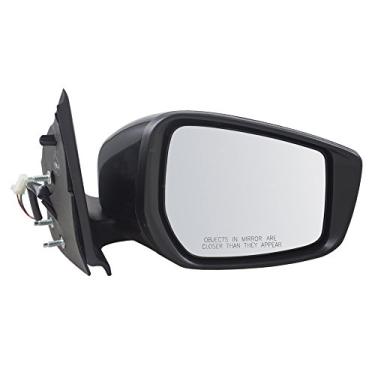 Imagem de Espelho retrovisor lateral elétrico para passageiros compatível com 15-19 Versa Sedan 96301-9KK1A 128-65099R