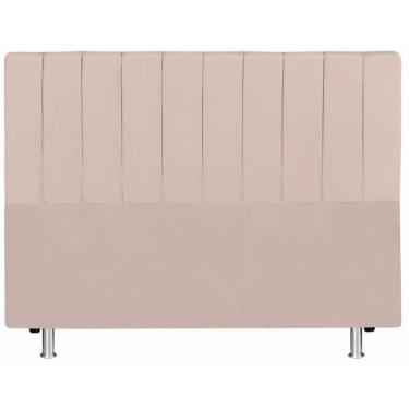 Imagem de Cabeceira Para Cama Queen 158x110 Linho Bege Keiko Colchões
