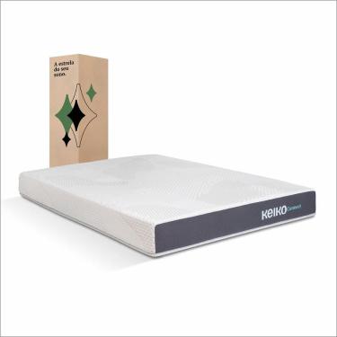 Imagem de Colchão Queen 100% Espuma D33 Massageador App 18cm 18x158x198 Keiko Colchões