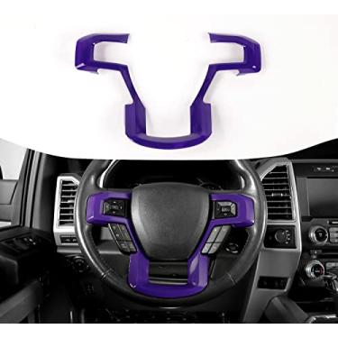 Imagem de Voodonala Capa para volante F150 para Ford F150 F250 F350 Super Duty 2015-2020, roxo