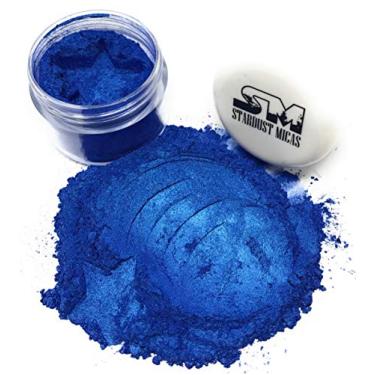 Imagem de Stardust Micas Pigmento em pó corante de grau cosmético para maquiagem, sabonete, resina epóxi, projetos de artesanato DIY, cores reais brilhantes e consistência de lote de mica estável (frasco de 10