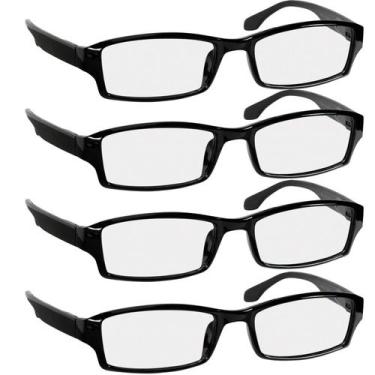 Imagem de Óculos de leitura TruVision Readers 9501HP Black 4.50, pacote com 4