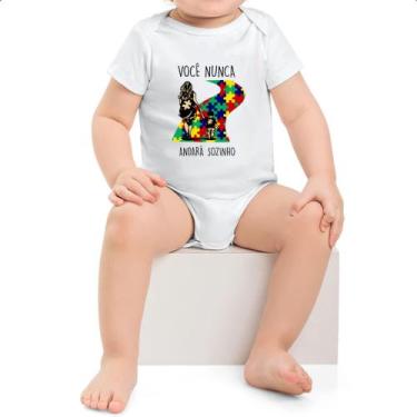 Imagem de Body infantil Autismo Voce nunca andara sozinho Mae - Alearts, G