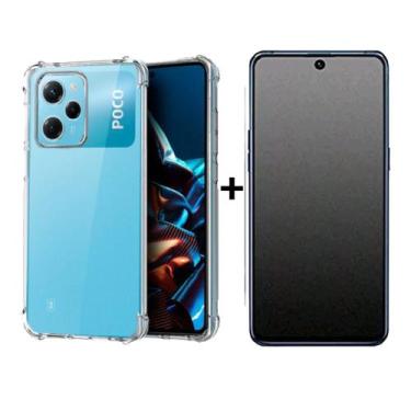 Imagem de Capinha Capa  Anti Impacto Compatível Para Xiaomi MI Poco X5 Pro + Pel