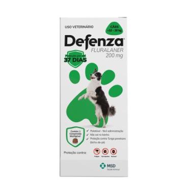 Imagem de Defenza - Antipulgas, Bicho-de-Pé, Carrapatos e Sarnas - Cães de 10 a 