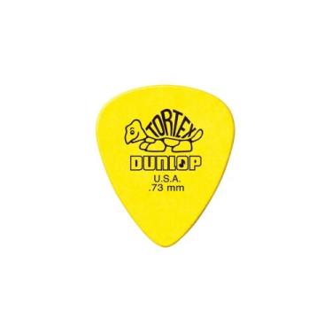 Imagem de kit 72 Palhetas Tortex 0,73mm Amarela 418r Dunlop 1343