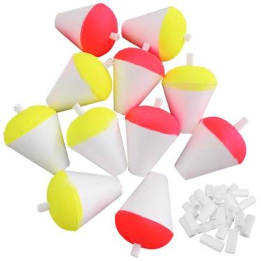 Imagem de Boia Isopor Para Pesca Nº07 (3,3X4,6CM) Pacote Com 100 Unidades - Summ