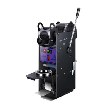 Imagem de Máquina de selagem de copos, máquina de selagem automática de filme em rolo, máquina comercial de selagem de copos com pressão manual, leite, chá e leite de soja, máquina seladora de xícara de chá