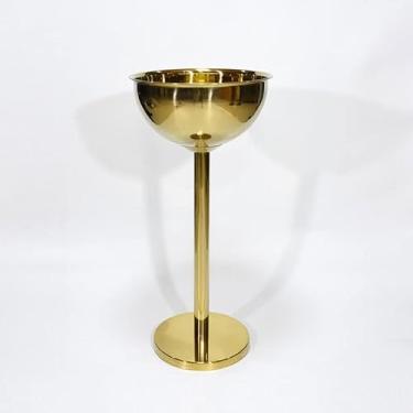 Imagem de Balde de gelo para festas balde de gelo vertical com rack balde de champanhe aço inoxidável engrossado bacia de vinho de gelo bar mercadorias bebidas acessórios de bar recipiente de gelo balde de