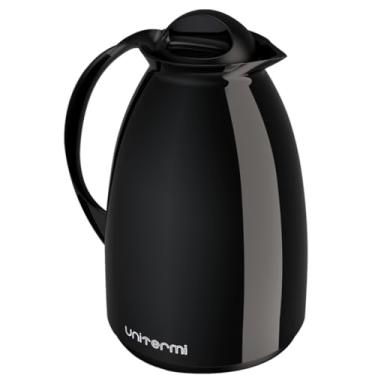 Imagem de Garrafa Térmica 650ml Florença Unitermi Café Leite Chá Água Tereré Chimarrão (PRETO)