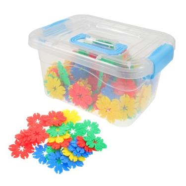 Imagem de YARNOW 70pcs Set Snowflake Building Blocks Set for Safe Interlocking Plastic Construction for Educational Play Spatial Awareness and Sensory Exploration Activities